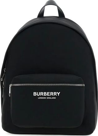 Burberry Rugzak met logoprint en rits - Zwart