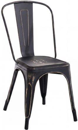 Clp Silla Benedict Negro-dorado