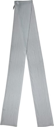 Dolce & Gabbana Light Blue Silk Sash Wrap Foulard 294.5cm x 19cm Womens Scarf