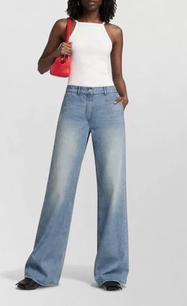 Courr&egrave;ges slim-fit cotton tank top