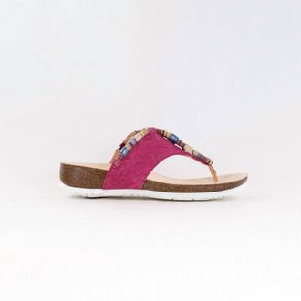 Think Womens Julia Sandal In Fuxia/kombi