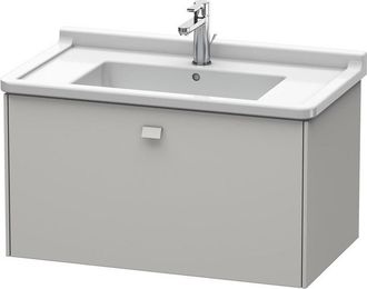 Duravit Duravit Brioso Neceser De Pared 82,0 X 46,9 Cm, 1 Extra&iacute;ble, Para Lavabo Starck 3 030480, Color (frente/cuerpo): Concreto Gris Mate Decor, Manija Conc