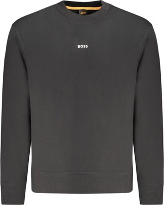 HUGO BOSS We Smallcrew Sweatshirt - Heren - Sweatshirts - Zwart - L - Katoen - Hoodies & sweatvesten