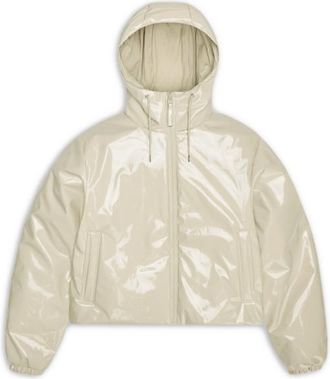 Rains Lohja Short Insulated Jacket W3T1 Regenjacke - Unisex | beige