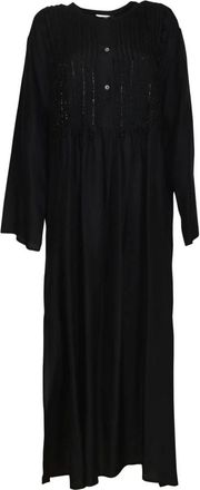 P.A.R.O.S.H. Maxi Dresses, female, Black, Size: L Parosh Dresses Black