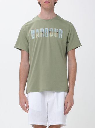 Barbour T-shirt in cotone con logo