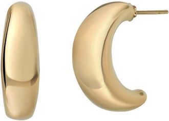 Bony Levy Chunky Half Hoop Earrings in 14K Yellow Gold at Nordstrom