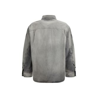 Off-white Mens Gray Denim Shirt