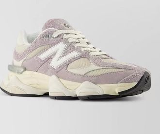 New Balance paneled suede low-top sneakers