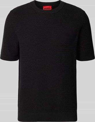 HUGO BOSS Regular Fit T-Shirt aus reiner Baumwolle Modell SAFFON in Black, Gr&ouml;&szlig;e XXL