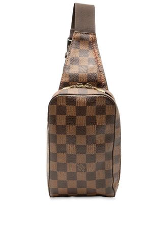 Louis Vuitton 2003 Damier Ebene Geronimos crossbody bag - Brown