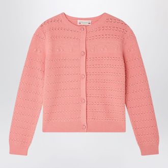 BONPOINT Mia cardigan with cherries and musical notes in wool blend