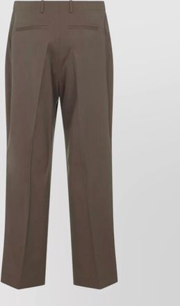 Our Legacy virgin wool mid-rise wide-leg tailored trousers