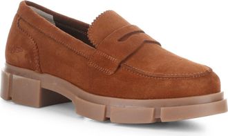 Bos. & Co. Lawn Chunky Penny Loafer in Rust Suede at Nordstrom Rack, Size 9-9.5Us / 40Eu
