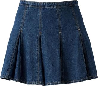 Levi's Godet Mini Skirt Fell Off Stone