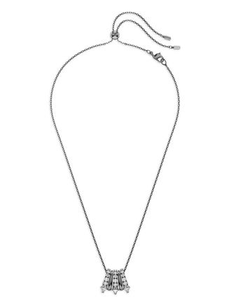Swarovski Sublima triangle crystal pendant necklace - women - Zirconium - One Size - Silver