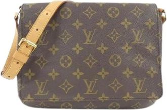 Louis Vuitton Pre-owned Cross Body Bags, female, Brown, Size: ONE SIZE Pre-owned Musette Tango Shoulder Bag