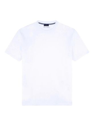 Paul & Shark shark fin embroidery cotton jersey T-shirt - men - Cotton - XXXXL - White