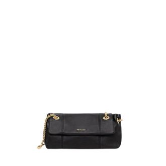 Trussardi Cross Body Bags, female, Black, Size: ONE SIZE Mini Orbita Shoulder Bag