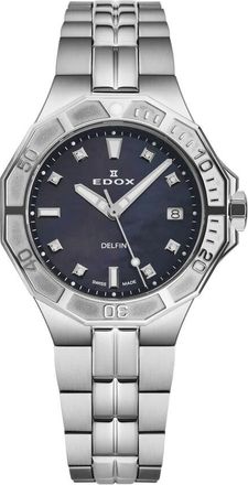 Edox Delfin Quartz Diamond Ladies Watch 53020 3M NANND