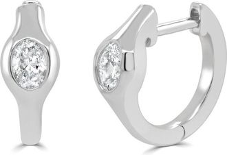 Sabrina Designs 14K 0.31 Ct. Tw. Diamond Huggie Earrings