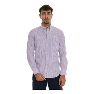 Carrel Casual Overhemd - Heren - Casual Overhemden - Paars - M - Katoen - Overhemden
