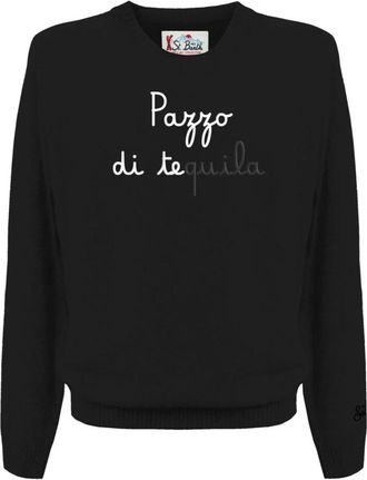 MC2 Saint Barth Heron Sweatshirt - Heren - Ronde hals truien - Zwart - XL - Truien & Vesten