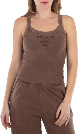 Rotate Ladies Mustang Logo Print Top, Size X-Small