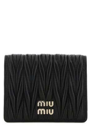 Miu Miu Black Leather Wallet