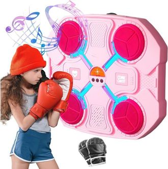 OEM M&aacute;quina De Boxeo Musical, M&aacute;quina De Boxeo Musical Para Ni&ntilde;os, Nueva M&aacute;quina De Boxeo Inteligente Montada En La Pared Con Guantes, Boxeador Electr&oacute;nic