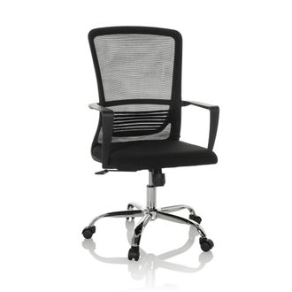 hjh OFFICE Silla Home Office Tela / Tejido de malla Negro