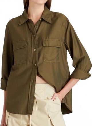 Vince Utility Shirt In Green