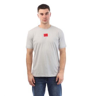 HUGO BOSS Hugo Heren Diragolino212 T-Shirt (Grijs)