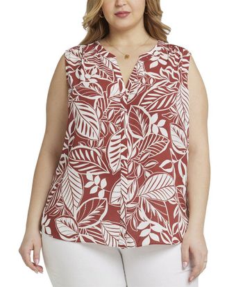 NYDJ Nydj Plus Pintuck Blouse