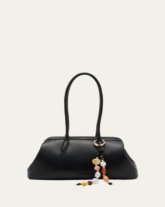 Cult Gaia Raia Leather Satchel Shoulder Bag