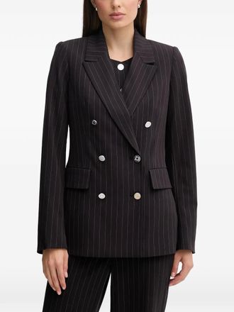 DKNY pinstripe double-breasted blazer - Nero