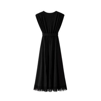 Carolina Herrera Midi-jurk - Dames - Casual kleedjes - Zwart - M - Kleedjes