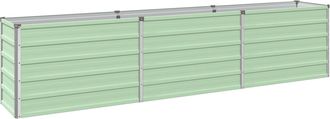 vidaXL Cama De Jard&iacute;n Elevada Verde Pastel 240 X 40 X 55 Cm Vidaxl