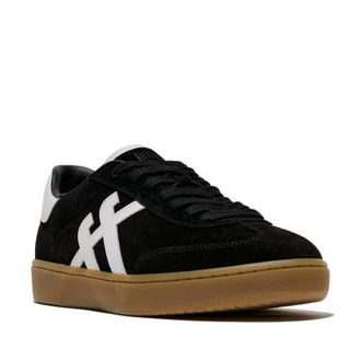 FitFlop The Dash T Toe Sneakers in Black/urban White at Nordstrom, Size 11