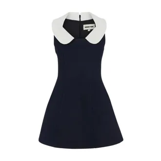 Shushu/Tong Abito senza maniche con collo a camicia - - Dresses - Donna - Blu - 2XS