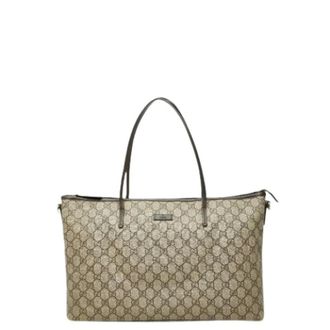 Gucci Pre-owned Tote Bags, female, Beige, Size: ONE SIZE Pre-owned Vintage Tote Bag