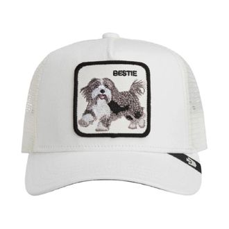 Goorin Brothers Trucker Cap - Heren - Petten - Wit - ONE Size - Leer - Accessoires