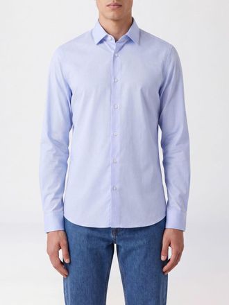 Roberto Ricci Design Camicia a maniche lunghe in jersey di poliammide con collo francese