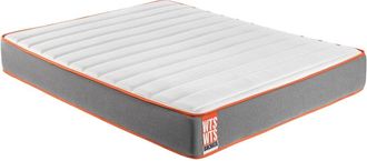 What The Sleep Colch&oacute;n 27cm, Muelles ensacados y Visco, Blanco, 80x200