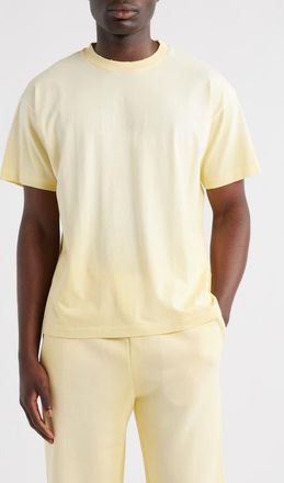 Elwood Core Oversize Organic Cotton Jersey T-Shirt in Sun Faded Butter at Nordstrom, Size Xx-Large