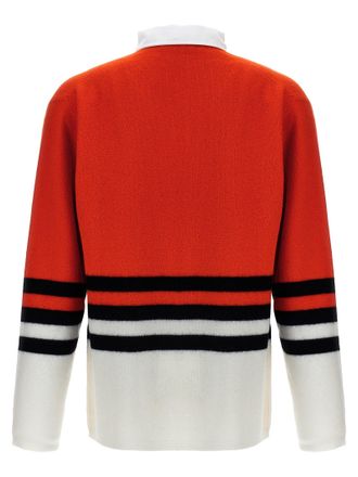Wales Bonner Cypher Polo Shirt - Red