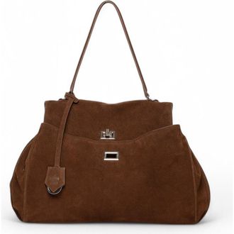 Walter Baker Billie Satchel in Truffle Suede at Nordstrom