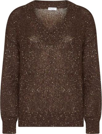 Brunello Cucinelli Mujer, Jerseys, Marr&oacute;n, Talla: M