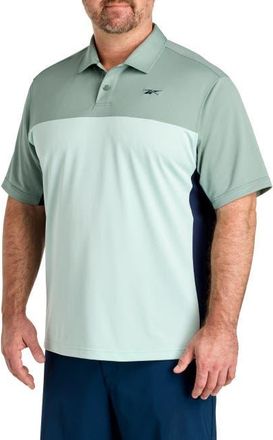 Reebok Big & Tall Colorblocked Polo Shirt V2 in Tranquil Teal at Nordstrom, Size Xx-Large