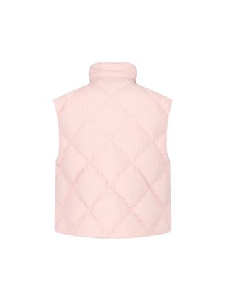 Moncler Womens Jackets Pink Polyamide
